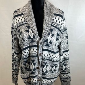 American Eagle Outfitters men’s cardigan, size L, 25% wool